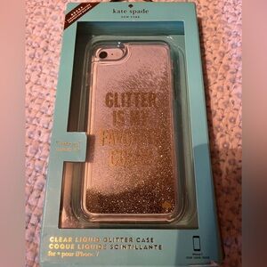 Kate Spade Clear Glitter Case iPhone 7